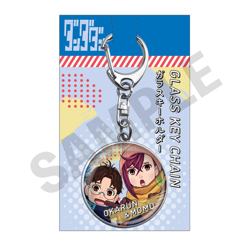 『ダンダダン』ガラスキーホルダー 7. オカルン&綾瀬桃